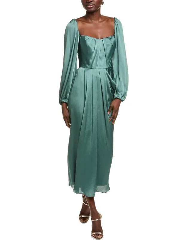 Draped Midi Dress