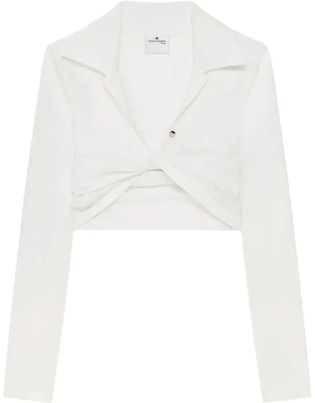 Polo Twist-detailing Shirt