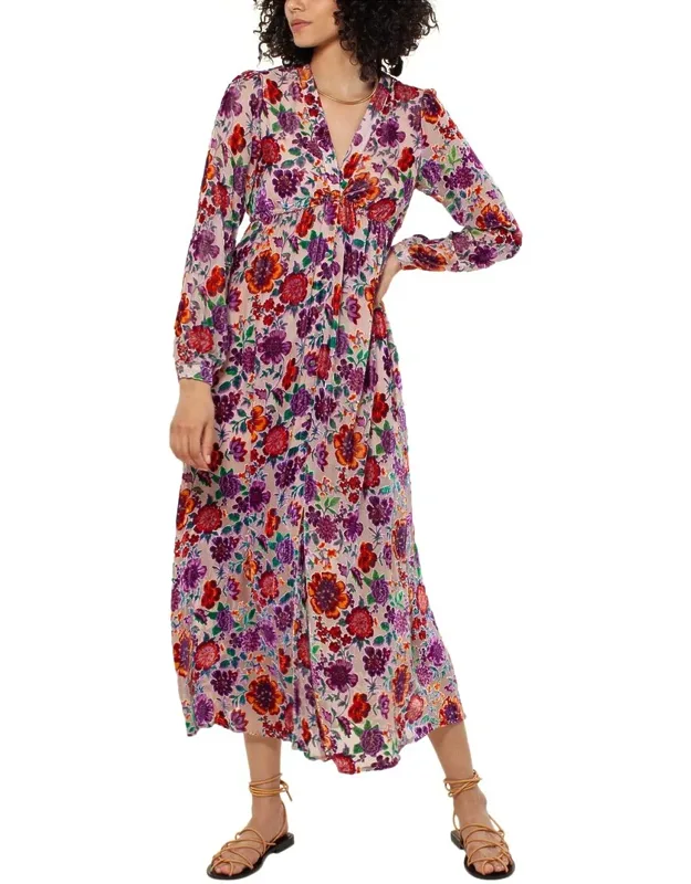 Silk-blend Maxi Dress