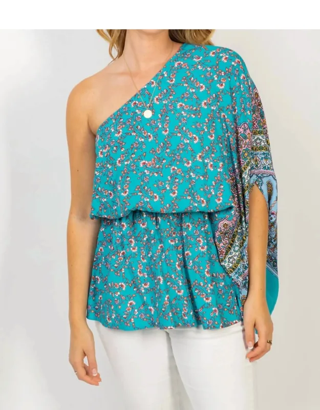 Off Shoulder Floral Print Top