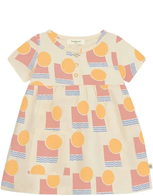 Bonniemob Cotton Jersey Dress Crafted From 95% Organic Cotton, Machine-washable Fabric