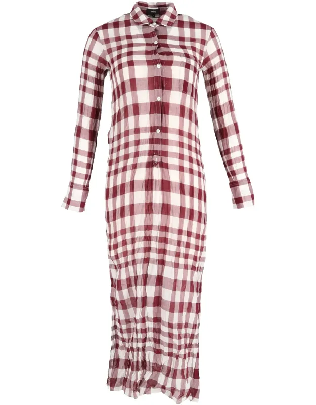 Plaid Shirt Dress