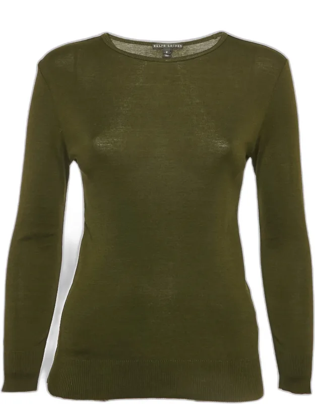 Cotton Knit Long Sleeve T-shirt