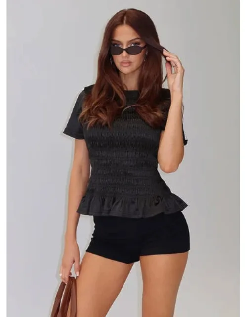 Wildrose Shirred Top