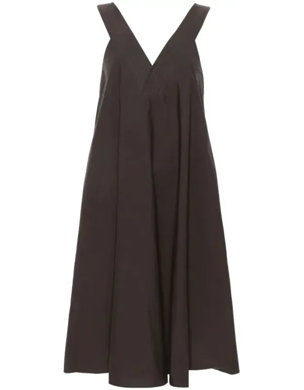 V-neck Cotton Dress