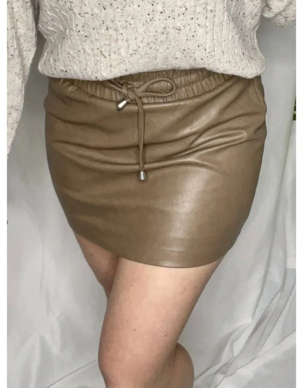 Pleather Skirt