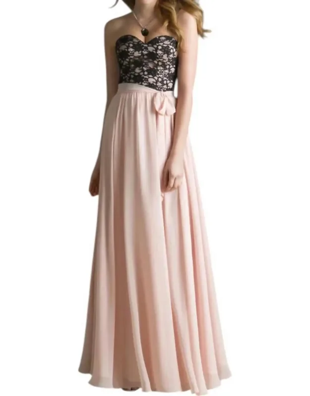 Lace And Chiffon Dress