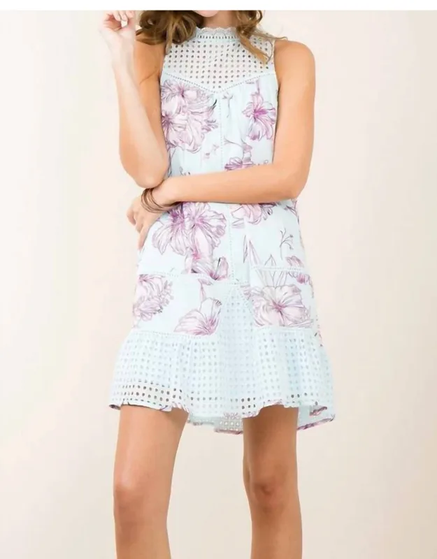 Crochet Swing Mini Dress