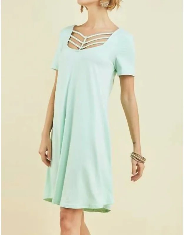 Strappy Shift Dress