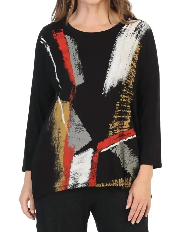 Gilded Modal Print Top