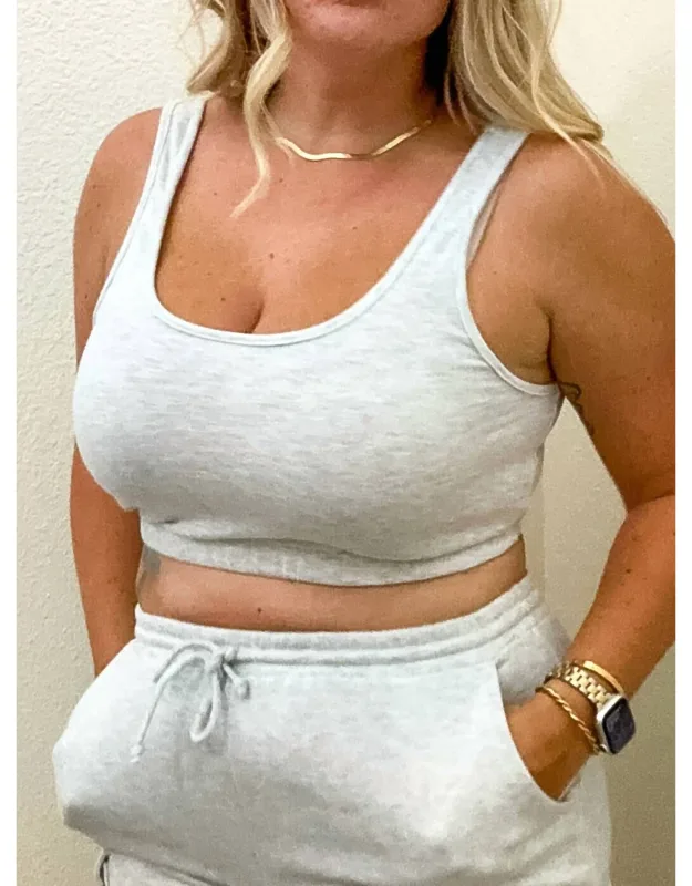 Cropped Sport Tank Top