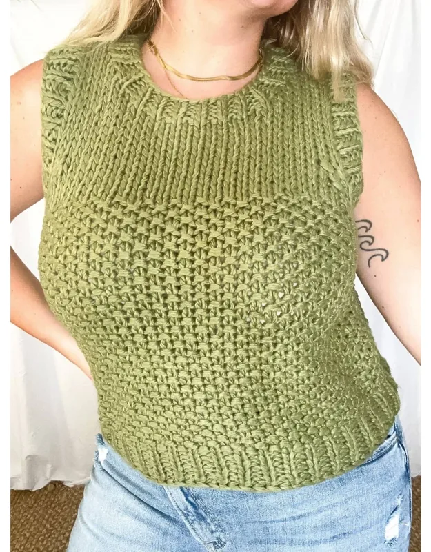 Mahana Sleeveless Sweater Top