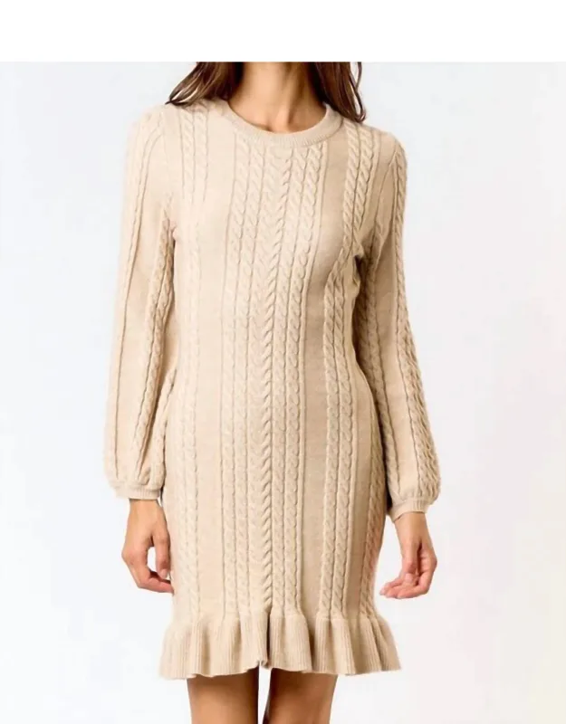 Open Back Sweater Dress