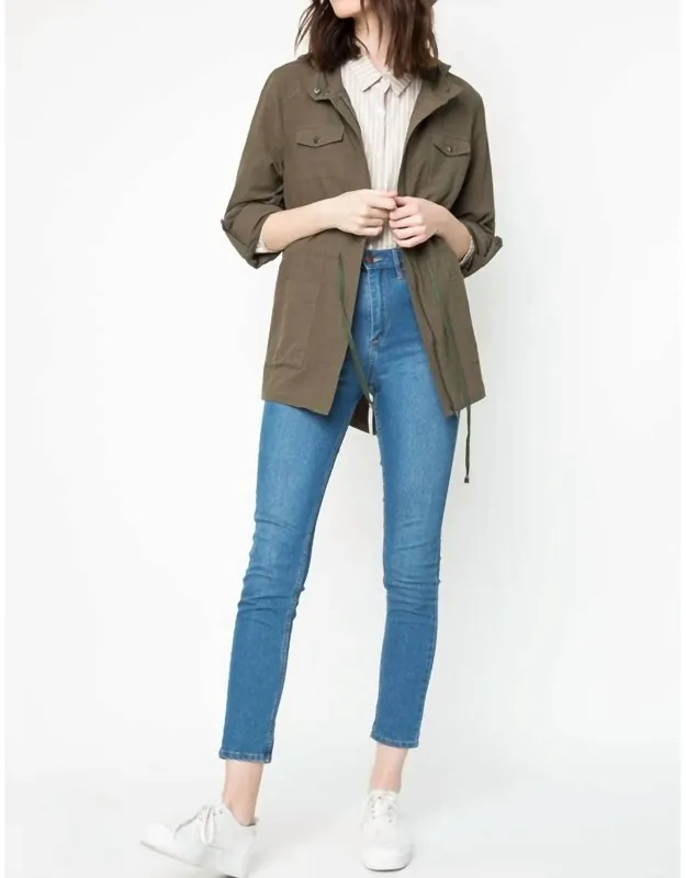 Lightweight Hooded Cargo Jacket