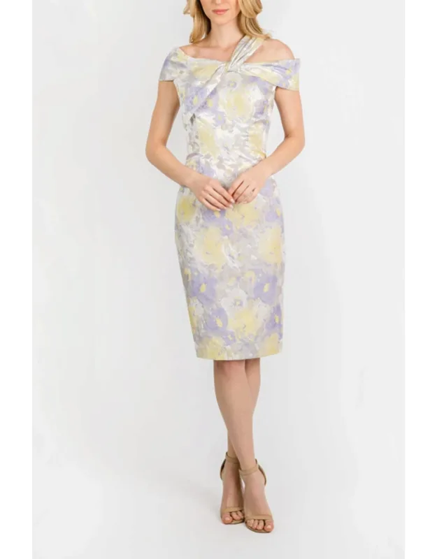Bow Strap Sheath Dress