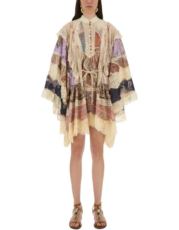 Zimmermann "rhiannon" Mini Dress
