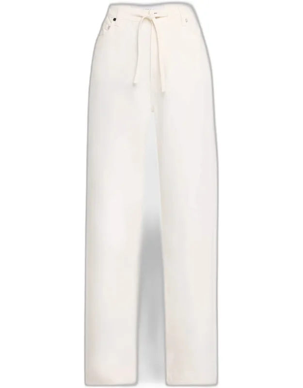 Dunn Drawstring Wide-leg Jeans