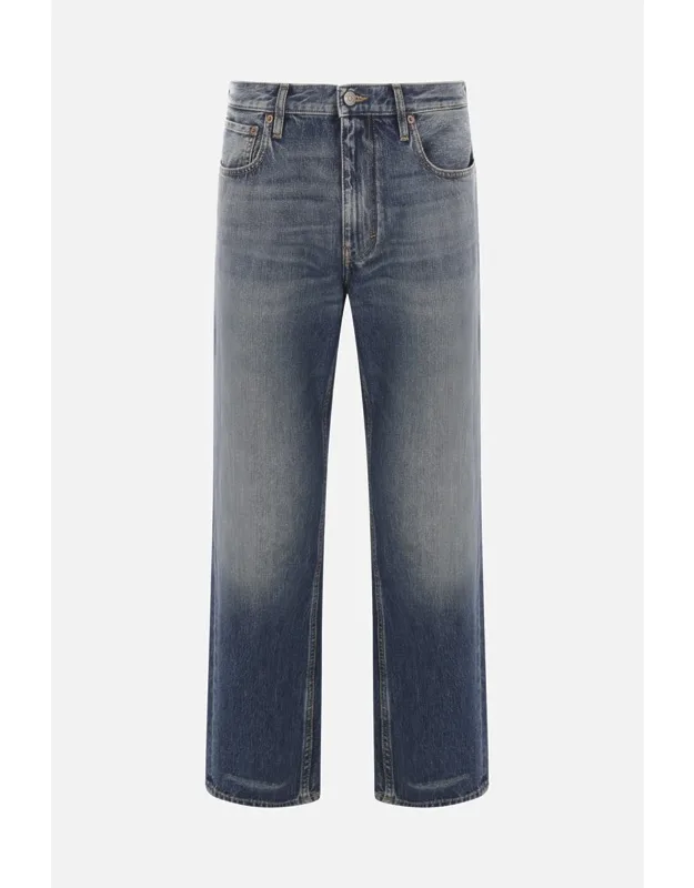 Garavani Jeans With Distressed Hem Effect, Classic Pockets