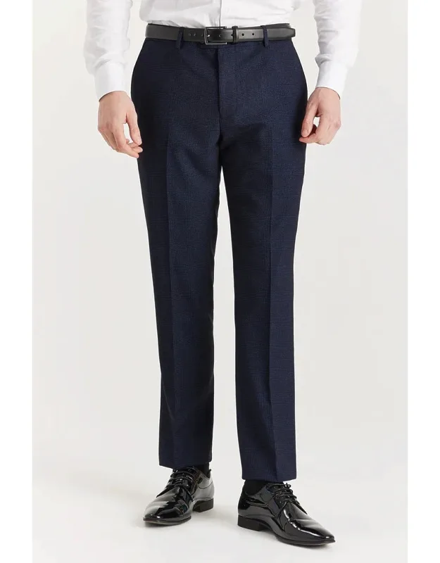 Plaid Check Trousers