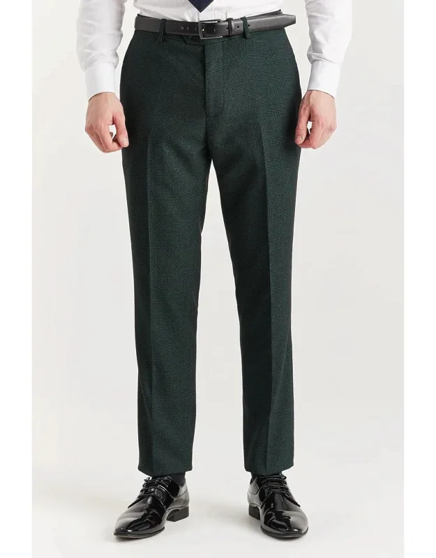 Plaid Check Trousers