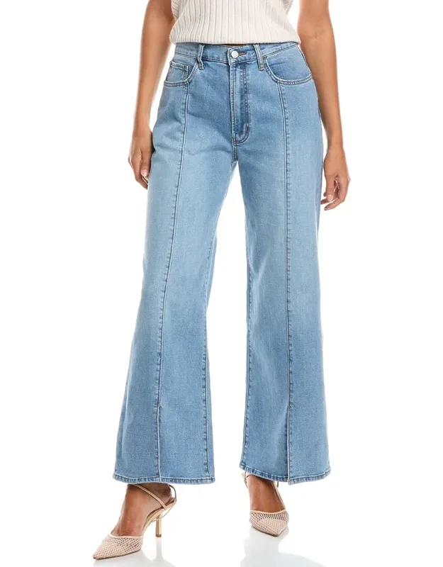 Hudson Jeans Jolene Wide Leg Jean With 11-inch Front Rise And 24-inch Leg Opening