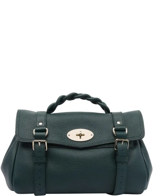 Mulberry Bag With Turn-lock Closure And Inner Open Pocket