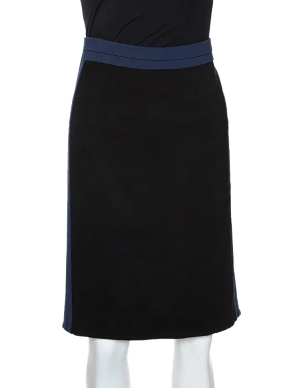 Knit Panel Framed Skirt