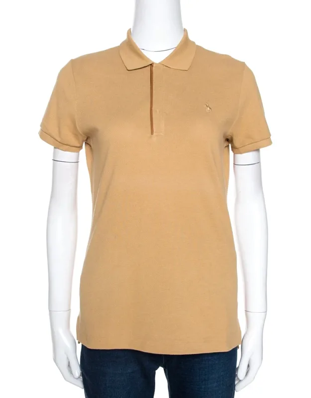 Cotton Pique Skinny Polo T-shirt