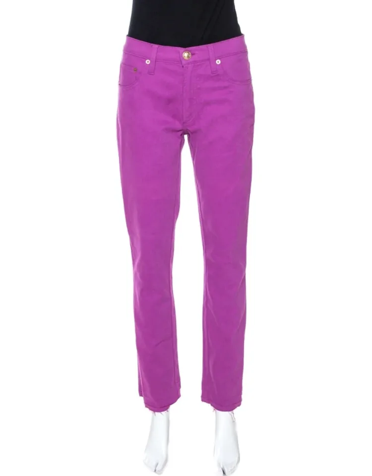 Collection Cotton Embroidered Pocket Detail Jeans