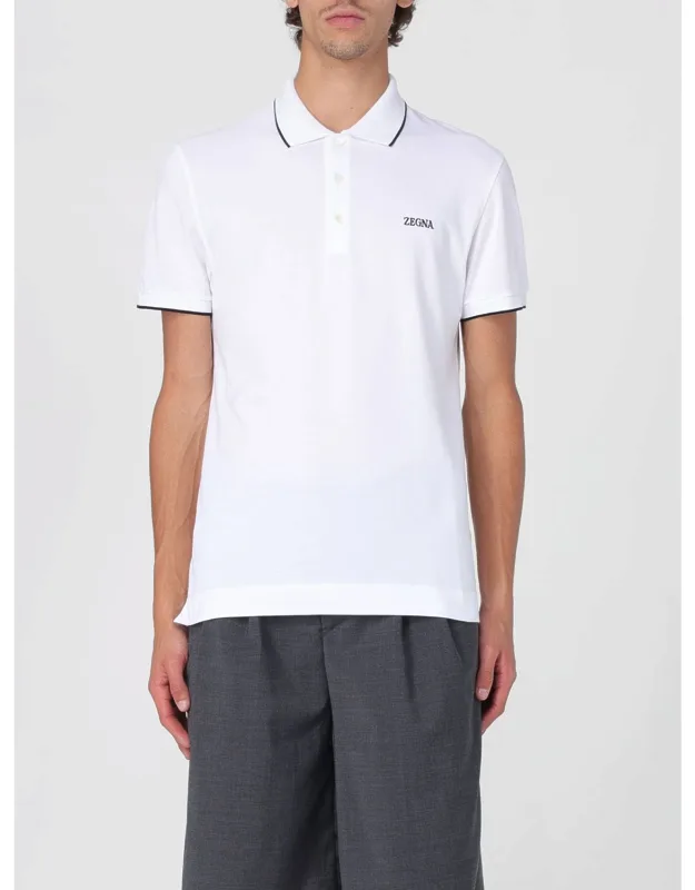 Polo Shirt In Stretch Cotton