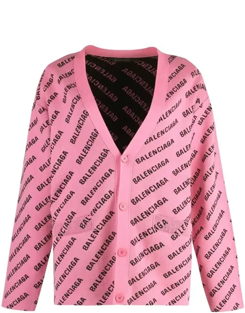 All Over Logo Cardigan