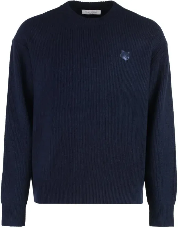 Wool-blend Crew-neck Sweater