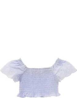 Design History Top With Flutter Sleeves