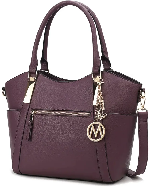 Janise Solid Tote Handbag