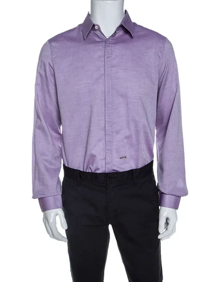 Chambray Cotton Button Front Shirt