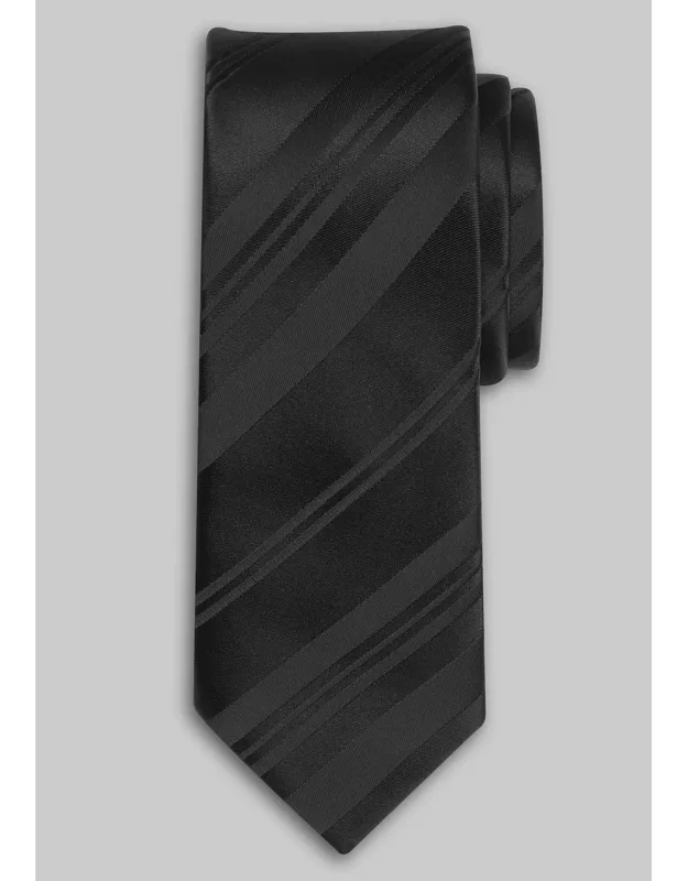 Tonal Mixed Stripe Tie