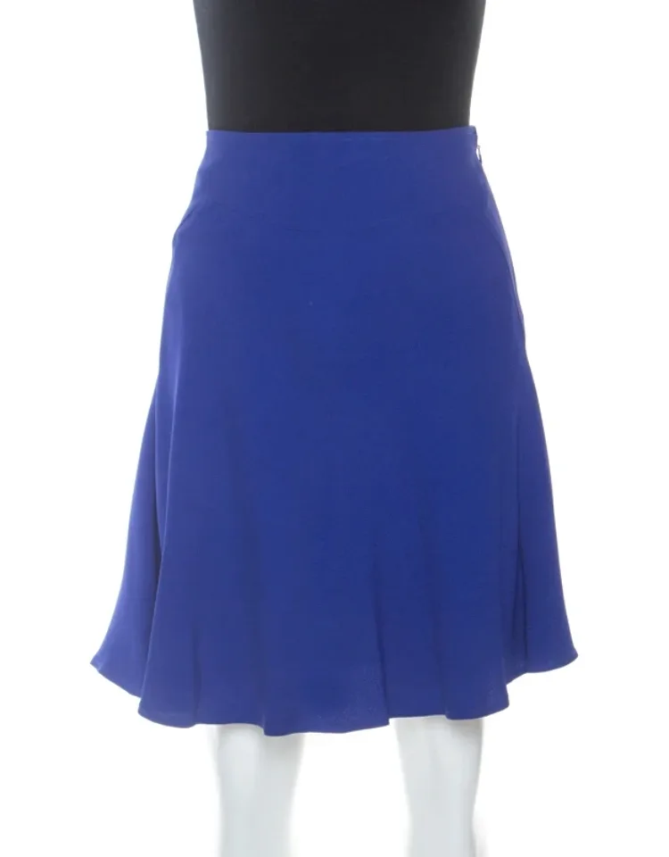 Crepe Flared Skirt