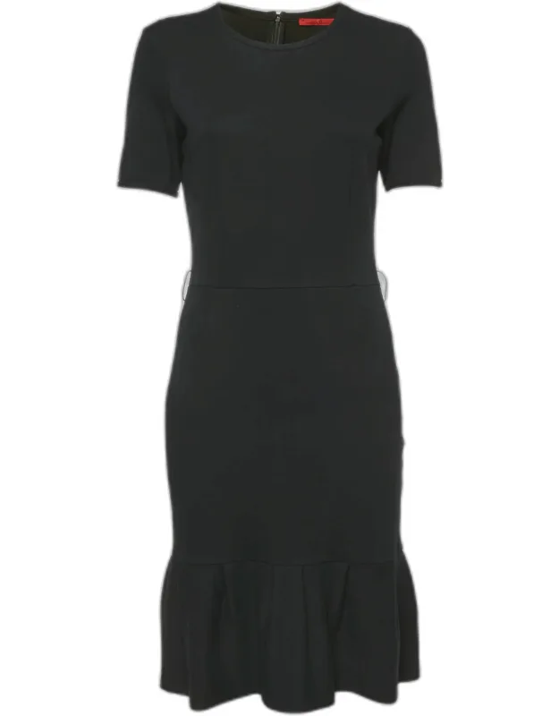 Jersey Flared Short Dress