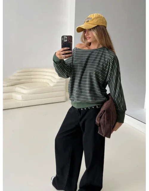 Contrast Cuff Jumper