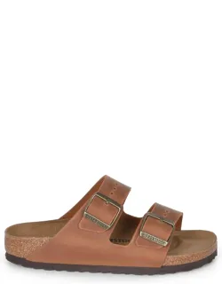 Birkenstock 'arizona' Slippers With Eco Leather And Slip-on Design