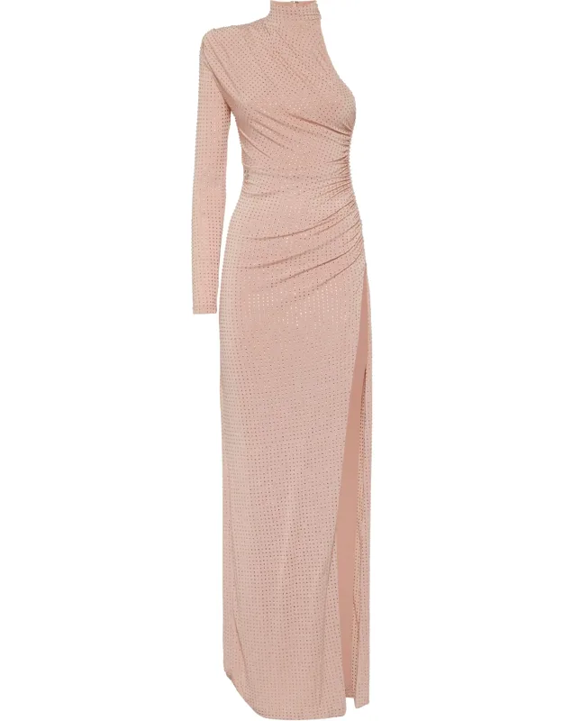 Jersey Long Dress Mono Sleeve