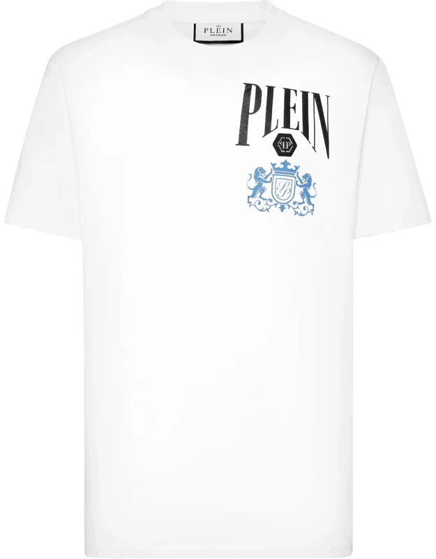 Jersey T-shirt Round Neck Ss Racing Club With Destroyed Effect And Pattern Print