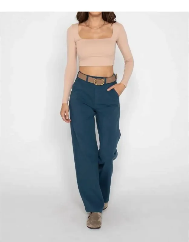 Flora Stretch High Rise Trousers