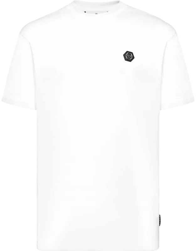 T-shirt Round Neck Ss Strass Gothic