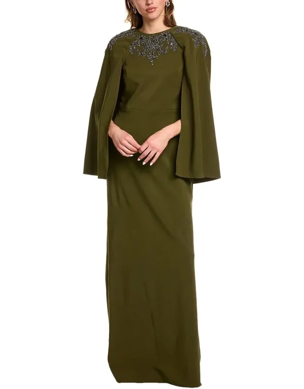 Crepe Maxi Dress