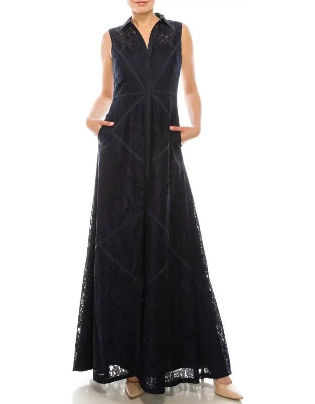Sleeveless A-line Dress