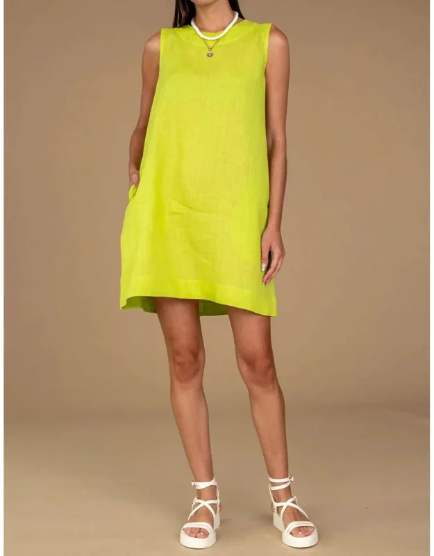 Ellie Dress With Elegant Gold Zip Closure And Chic Crewneck