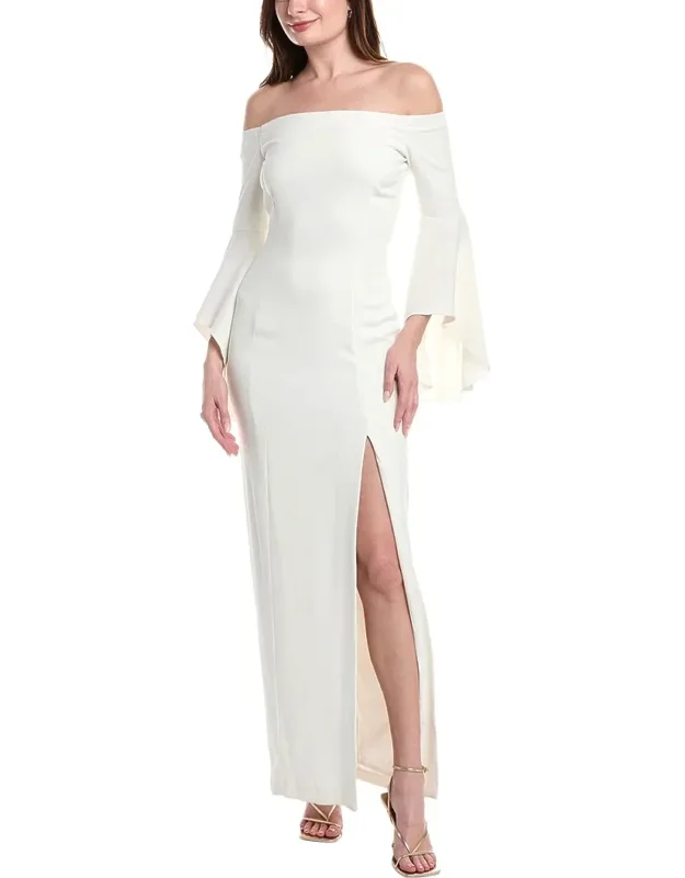 Off-the-shoulder Maxi Dress