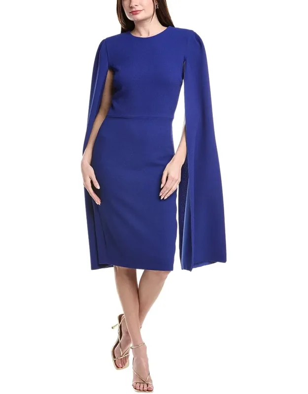 Cape Midi Dress