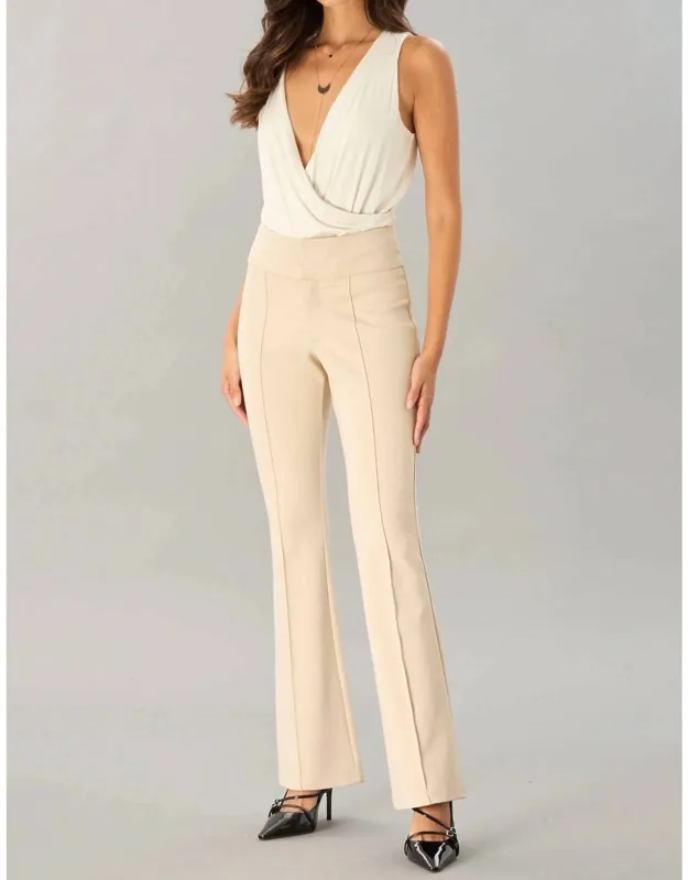 Smart Twill Fit'n'flare Pants